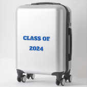 Klasse van 2024 Custom Jaar Jongens Meisjes Kleur  Sticker (Koffer)