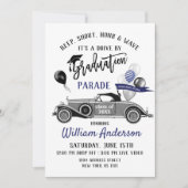 Klasse van 2024 DRIVE DOOR Graduation Party Uitnod Kaart (Voorkant)