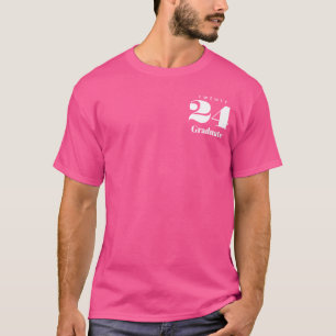 Klasse van 2024 Familie Afstuderen Custom High Sch T-shirt