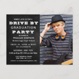 Klasse van 2024 Foto Drive door Graduation Party Briefkaart