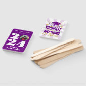 Klasse van 2024 Foto gepersonaliseerd Handwaaier (Niet-gemonteerd)