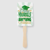 Klasse van 2024 Foto gepersonaliseerd Handwaaier (Achterkant)