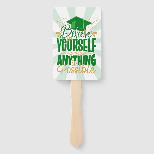 Klasse van 2024 Foto gepersonaliseerd Handwaaier (Achterkant)