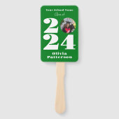 Klasse van 2024 Foto gepersonaliseerd Handwaaier (Voorkant)