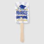 Klasse van 2024 Foto gepersonaliseerd Handwaaier (Achterkant)