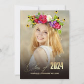 Klasse van 2024 | Foto Graduation Party Kaart (Voorkant)