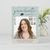 Klasse van 2024 Foto Overlay Afstuderen Aankondiging (Staand voorkant)