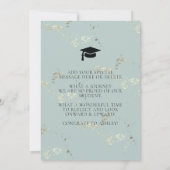 Klasse van 2024 Foto Overlay Afstuderen Aankondiging (Achterkant)