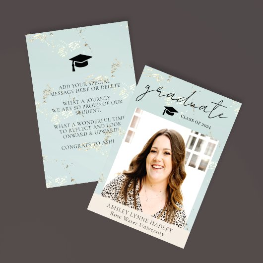 Klasse van 2024 Foto Overlay Afstuderen Aankondiging