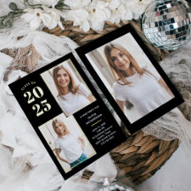 Klasse van 2024 | Foto Zwart en Goud Afstudeerder 