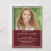 Klasse van 2024 Fotoafstudeerfeest Kaart (Voorkant)