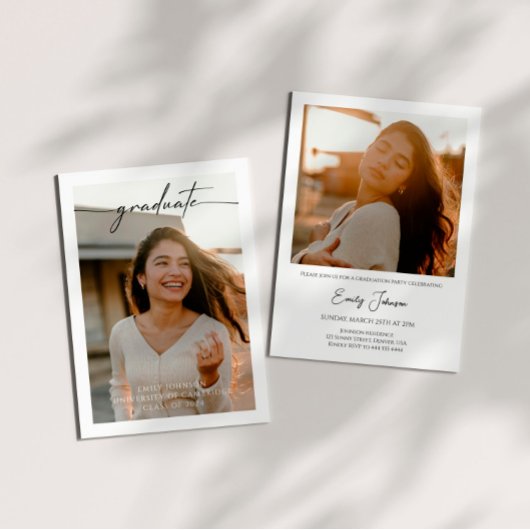 Klasse van 2024 Fotoafstudeerfeest Kaart