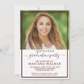 Klasse van 2024 Fotoafstudeerfeest Kaart (Voorkant)