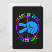 Klasse van 2024 Gefeliciteerd Afstuderen Afstudere Feestdagenkaart (Voorkant)