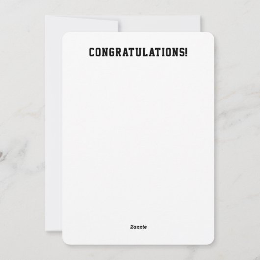 Klasse van 2024 Gefeliciteerd Afstuderen Afstudere Feestdagenkaart (Achterkant)