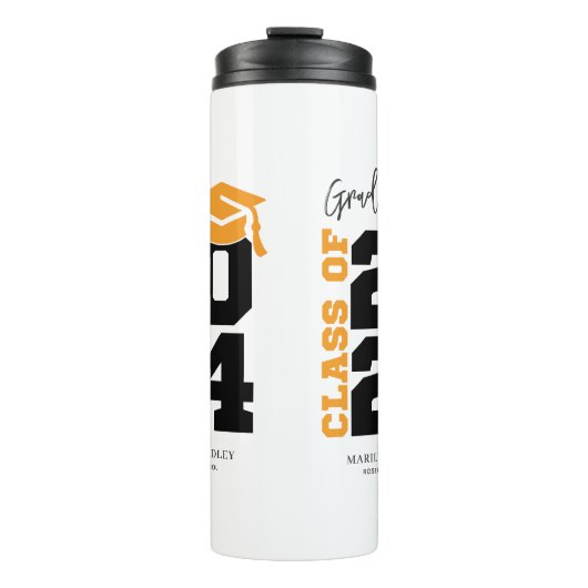 Klasse van 2024 Graduation Party Thermosbeker (Voorkant)