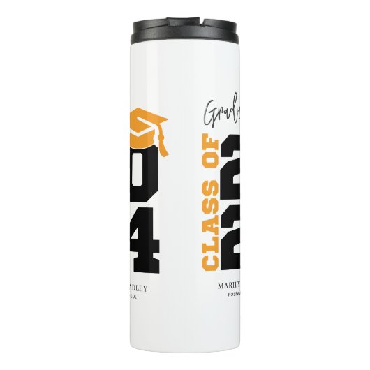 Klasse van 2024 Graduation Party Thermosbeker (Achterkant)