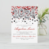 Klasse van 2024 Graduation Party Uitnodiging (Staand voorkant)