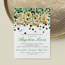 Klasse van 2024 Graduation Party Uitnodiging