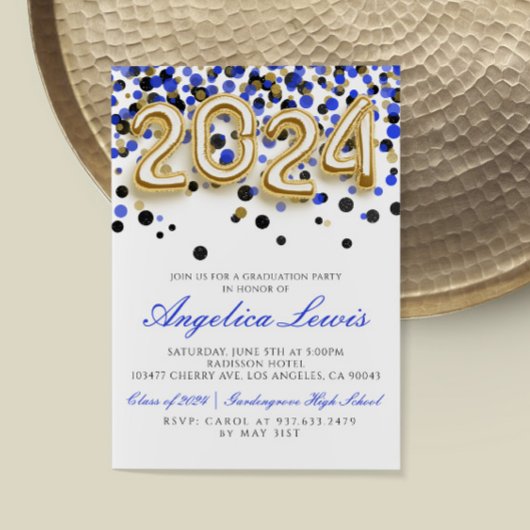 Klasse van 2024 Graduation Party Uitnodiging