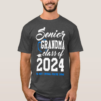 Klasse van 2024 Grootmoeder Senior Gifts Funny Sen T-shirt