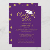 Klasse van 2024 High School Afstudeerder Party Uit Aankondiging (Voorkant / Achterkant)