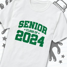 Klasse van 2024 High School Afstuderen Senior 2024 T-shirt