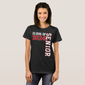 Klasse van 2024 Hoger Afstuderen 24 T-shirt (Voorkant volledig)