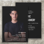 Klasse van 2024 Jongens Graduation Party Foto Kaart