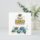 Klasse van 2024 kaart (Staand voorkant)