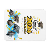 Klasse van 2024 kaart magneet (Horizontaal)