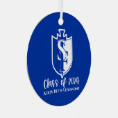 Klasse van 2024 Logo Ornament (Voorkant Rechts)