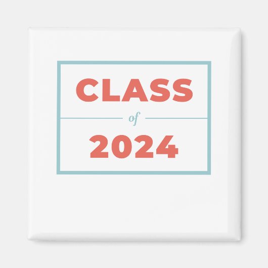 Klasse van 2024 magneet (Voorkant)