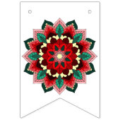 Klasse van 2024! Mandala in rood Vlaggetjes (Eerste vlag)
