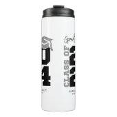 Klasse van 2024 Modern Afstuderen Thermosbeker (Voorkant)