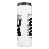 Klasse van 2024 Modern Afstuderen Thermosbeker (Achterkant)