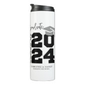 Klasse van 2024 Modern Afstuderen Thermosbeker (Geroteerd rechts)