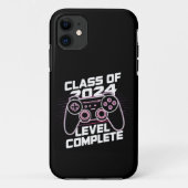 Klasse van 2024 niveau compleet senior Afstuderen Case-Mate iPhone Case (Achterkant)