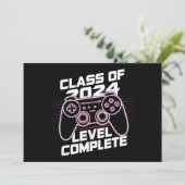 Klasse van 2024 niveau compleet senior Afstuderen Kaart (Staand voorkant)