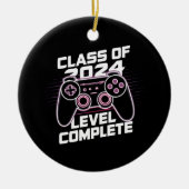 Klasse van 2024 niveau compleet senior Afstuderen Keramisch Ornament (Voorkant)