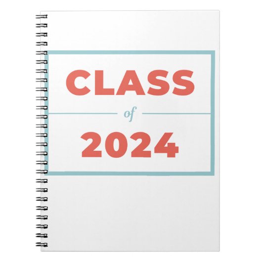 Klasse van 2024 notitieboek (Voorkant)