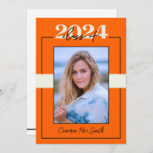 Klasse van 2024 Oranje & Zwart Graduation Party