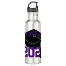 Klasse van 2024 Paarse Afstudeerder Pet