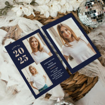 Klasse van 2024 Photo Navy en Roos Gold Afstudeerd