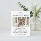 Klasse van 2024 Photo VIRTUAL Graduation Party Briefkaart (Staand voorkant)