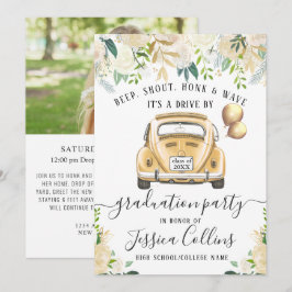 Klasse van 2024 RIJDEN DOOR FOTO Graduation Party Kaart