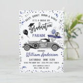 Klasse van 2024 RIJDEN DOOR Graduation Party Kaart (Staand voorkant)