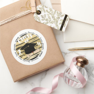 Klasse van 2024 ronde sticker