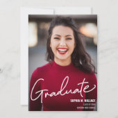 Klasse van 2024 Script gepersonaliseerde Afstudere (Voorkant)