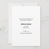 Klasse van 2024 Script gepersonaliseerde Afstudere (Achterkant)